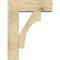 Ekena Millwork Westlake Block Rough Sawn Bracket w/ Offset Brace, Douglas Fir, 8"W x 24"D x 32"H BKT0806X24X32WTL05RDF - alternate 4